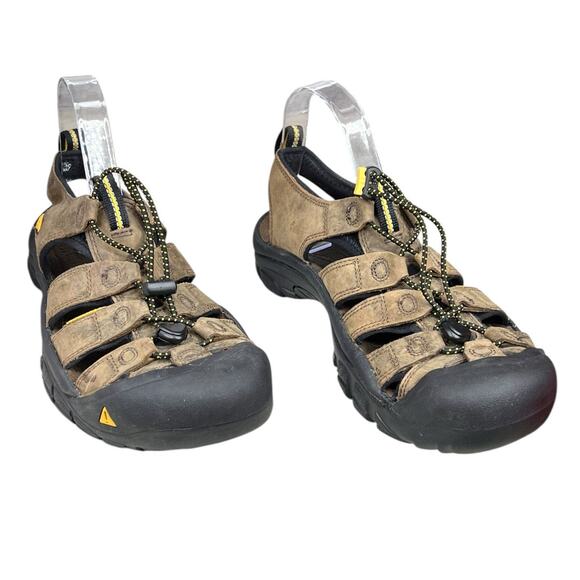 Keen Mens Brown Newport Leather Strappy Trail Hiking Sandal Size US 9 main image 10